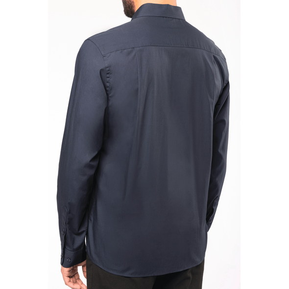 Kariban | Long-sleeved poplin shirt